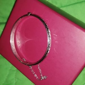 Vintage solid Sterling silver kid size bangle